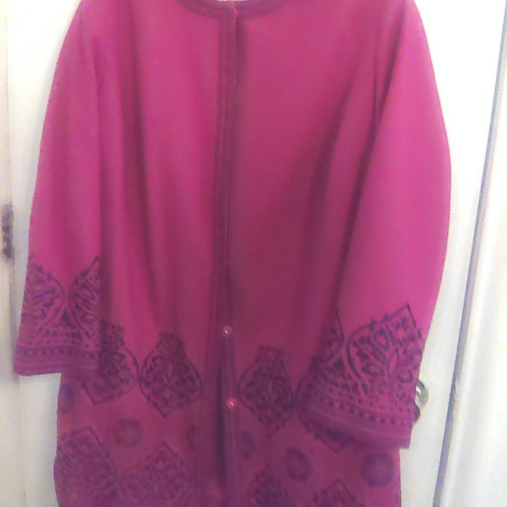 A beautiful red coat, sz 18 women's